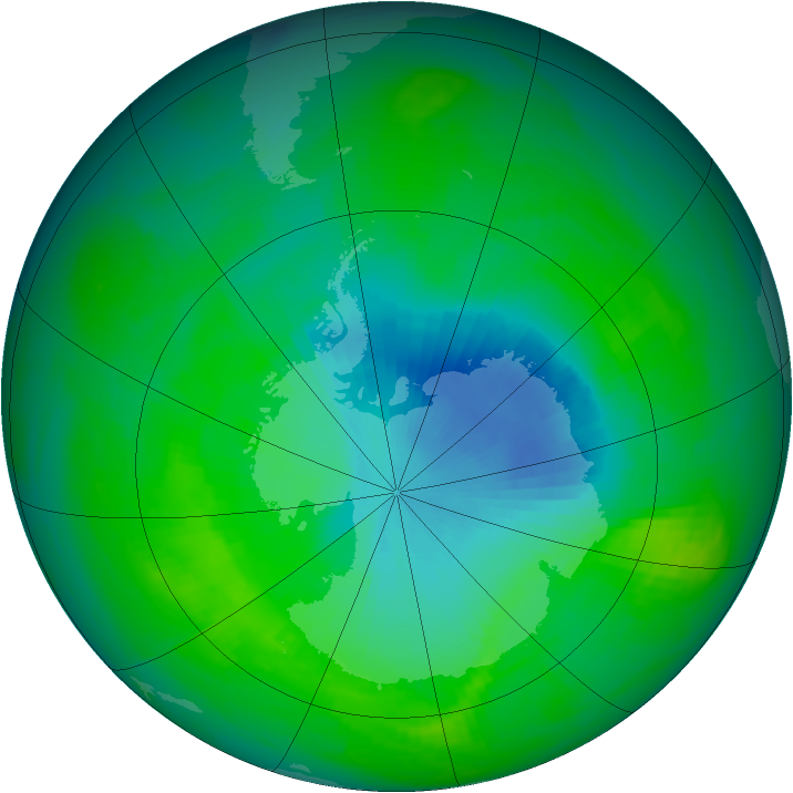 Ozone Map 1984-11-26